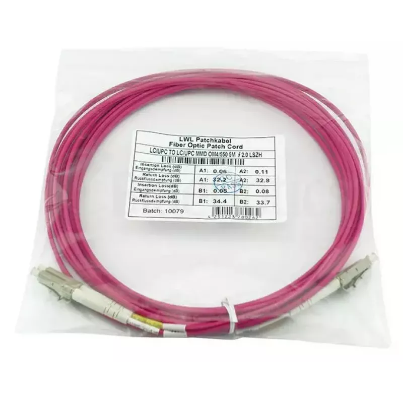 Šviesolaidinis kabelis BlueOptics CBL-LC-OM4-3M 3m LC–LC 50µm