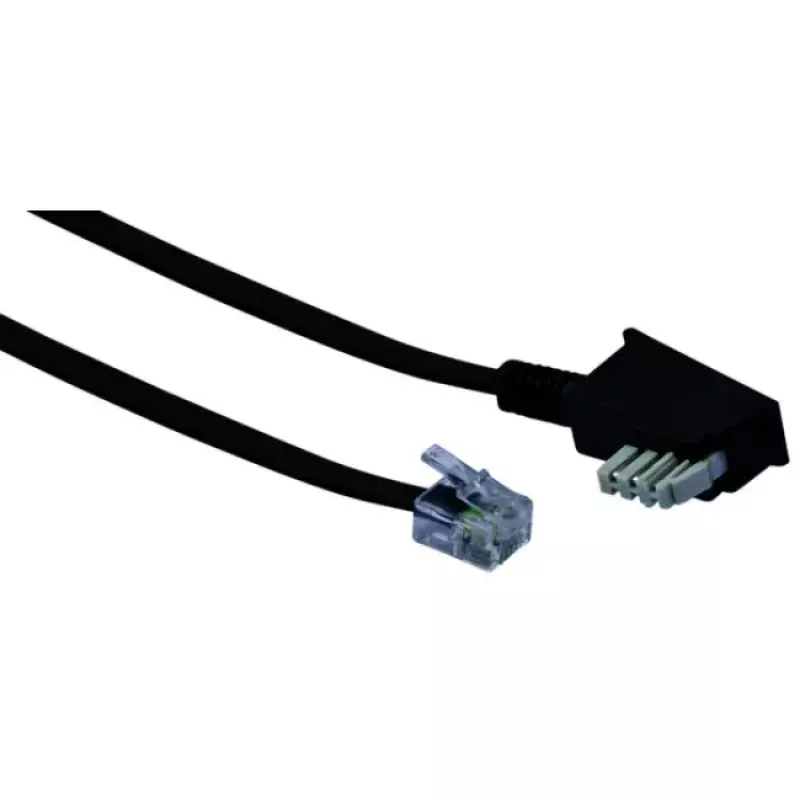 Telefono kabelis RJ-11 Schwaiger TAL6236533 6,0 m TAE-N Juodas