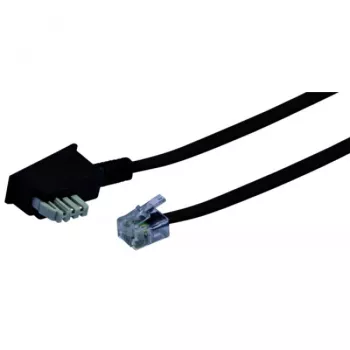 Telefono kabelis RJ-11 Schwaiger TAL6236533 6,0 m TAE-N Juodas