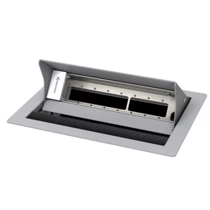 Išvadų dėžė Kindermann 7492000070 Type F Pilka, plotis 250 mm, gylis 190 mm