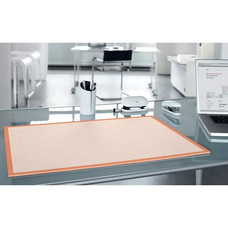 Stalo paklotas Sigel HO270 — popierinis stalo paklotas, oranžinis/baltas, 595×410 mm