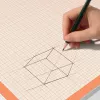 Stalo paklotas Sigel HO270 — popierinis stalo paklotas, oranžinis/baltas, 595×410 mm