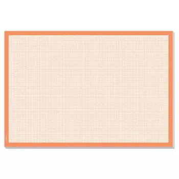 Stalo paklotas Sigel HO270 — popierinis stalo paklotas, oranžinis/baltas, 595×410 mm