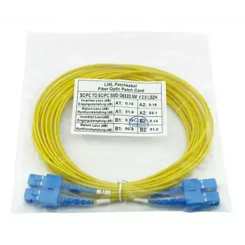 BlueOptics CAB-SMF-SC-SC-5-BO InfiniBand šviesolaidinis kabelis 5 m SC SC