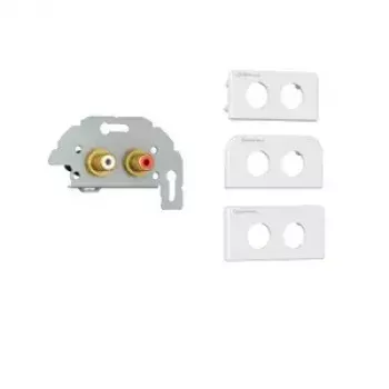 Sieninis lizdas 2 x RCA Kindermann 7456 000 510