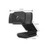 Konceptroninė AMDIS 2K Super HD automatinio fokusavimo internetinė kamera su mikrofonu