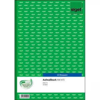 Verslo forma Sigel AM415 žalia balta A4 50 lapų