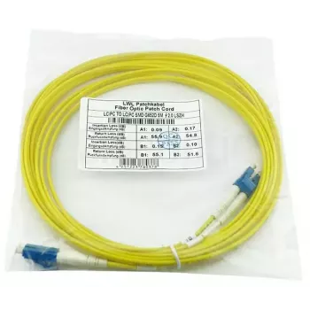 Skaidulinis optinis laidas BlueOptics SFP3131BU2MK — OS2 vienmodis 2 m, LC–LC, 9 µm, pilnas dupleksas