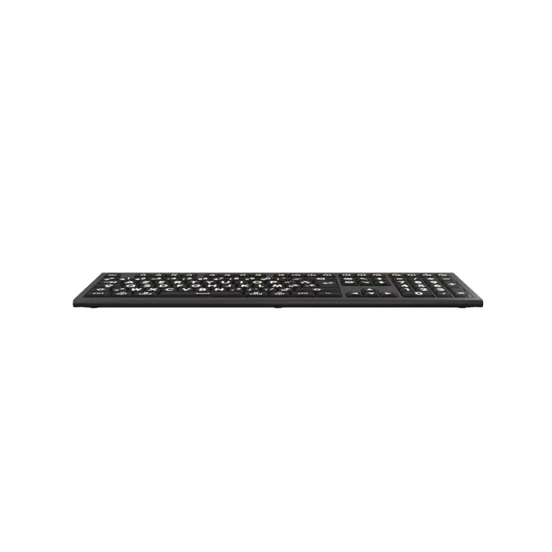 Logickeyboard USB AZERTY prancūziška klaviatūra LKB-LPWB-A2M-FR, laidinė, žirkliniai jungikliai