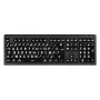 Logickeyboard USB AZERTY prancūziška klaviatūra LKB-LPWB-A2M-FR, laidinė, žirkliniai jungikliai