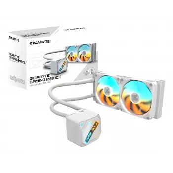 CPU aušintuvas GIGABYTE GAMING 240 ICE GP-GIGABYTE GME 240I 240 mm radiatorius RGB apšvietimas