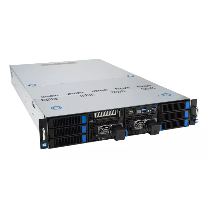ASUS ESC4000A-E12 Socket SP5 stelažinis (2U) sidabrinis serveris