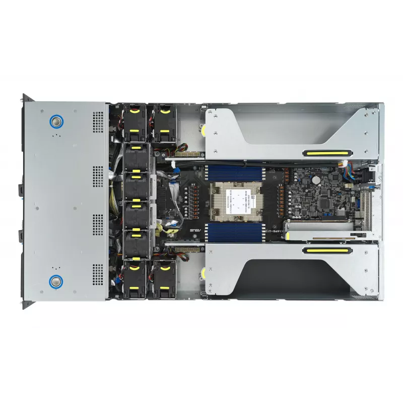 ASUS ESC4000A-E12 Socket SP5 stelažinis (2U) sidabrinis serveris