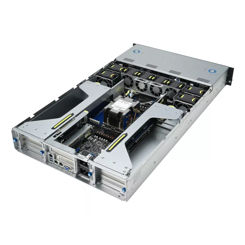 ASUS ESC4000A-E12 Socket SP5 stelažinis (2U) sidabrinis serveris