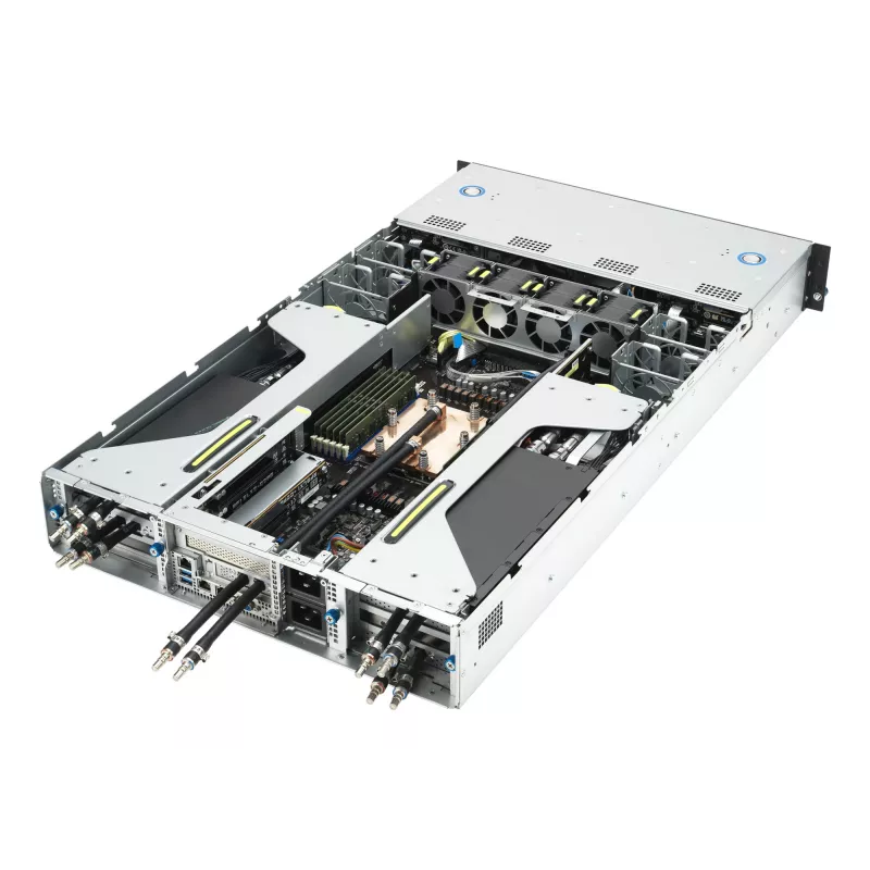 ASUS ESC4000A-E12 Socket SP5 stelažinis (2U) sidabrinis serveris