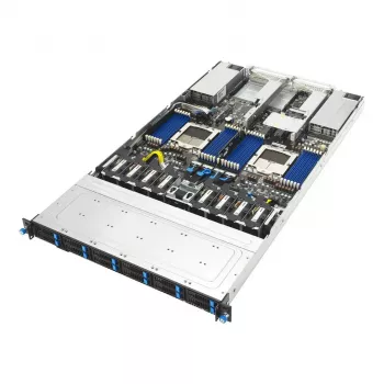 ASUS RS700A-E13-RS12U LGA 6096P stovo (1U) juoda, sidabrinė