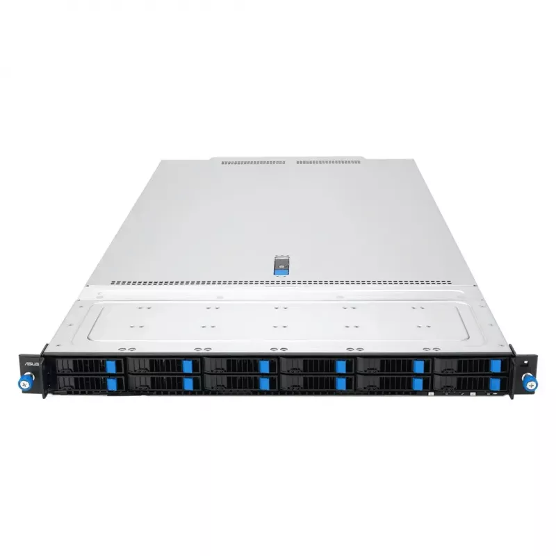ASUS RS700A-E13-RS12U LGA 6096P stovo (1U) juoda, sidabrinė
