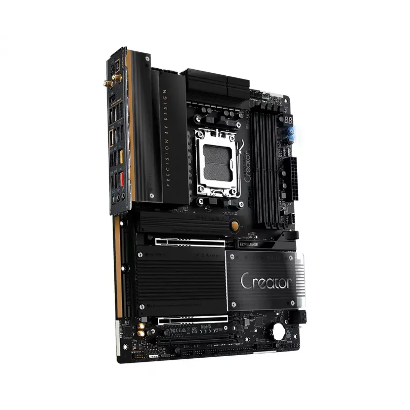 Pagrindinė plokštė ASRock X870 Taichi Creator ATX — AMD X870, Socket AM5, DDR5, 4 DIMM, 256 GB, 10Gb Ethernet, Wi‑Fi 7