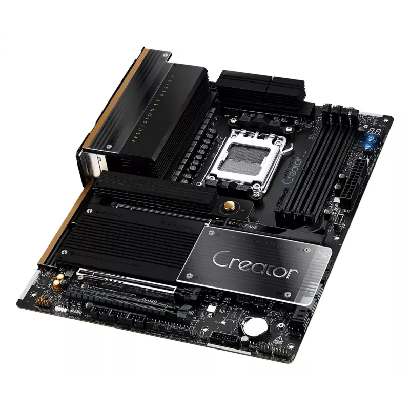 Pagrindinė plokštė ASRock X870 Taichi Creator ATX — AMD X870, Socket AM5, DDR5, 4 DIMM, 256 GB, 10Gb Ethernet, Wi‑Fi 7