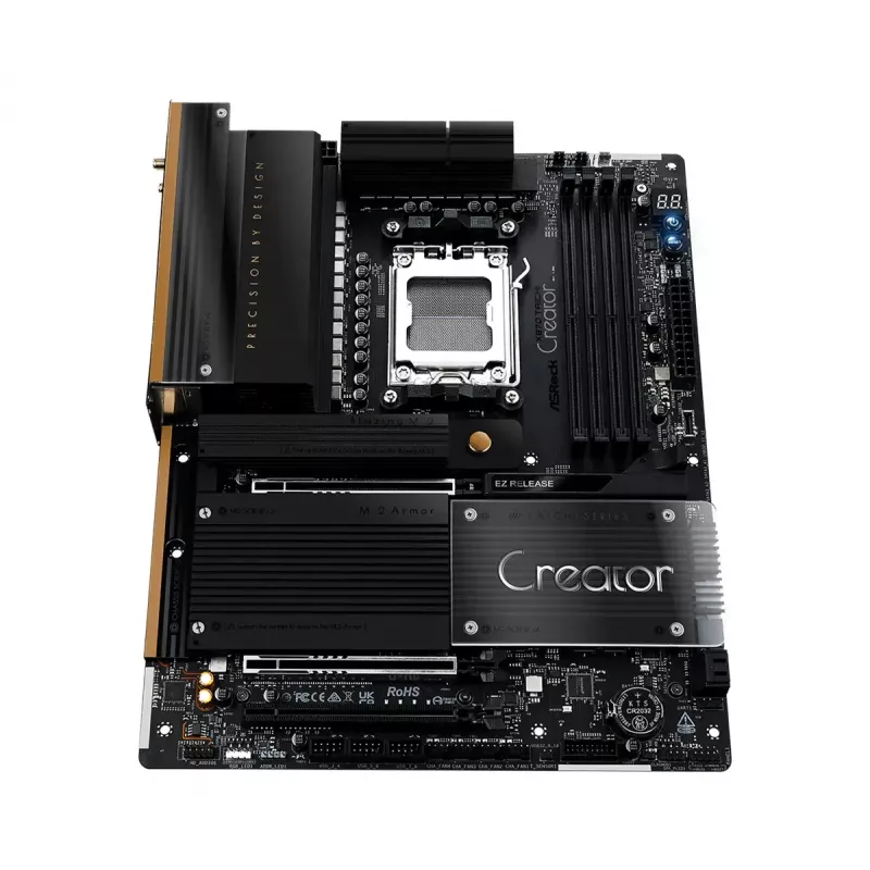 Pagrindinė plokštė ASRock X870 Taichi Creator ATX — AMD X870, Socket AM5, DDR5, 4 DIMM, 256 GB, 10Gb Ethernet, Wi‑Fi 7