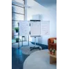 Legamaster SKETCH PRO mobilus flipchart su žvaigždiniu pagrindu iš plieno ir 5 ratais