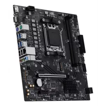 Motininė plokštė MSI PRO A620AM-B EVO ATX — AMD A620A, Socket AM5, DDR5 2× DIMM iki 128 GB, 5 Gb Ethernet, M.2 ir SATA III, HDMI 2.1