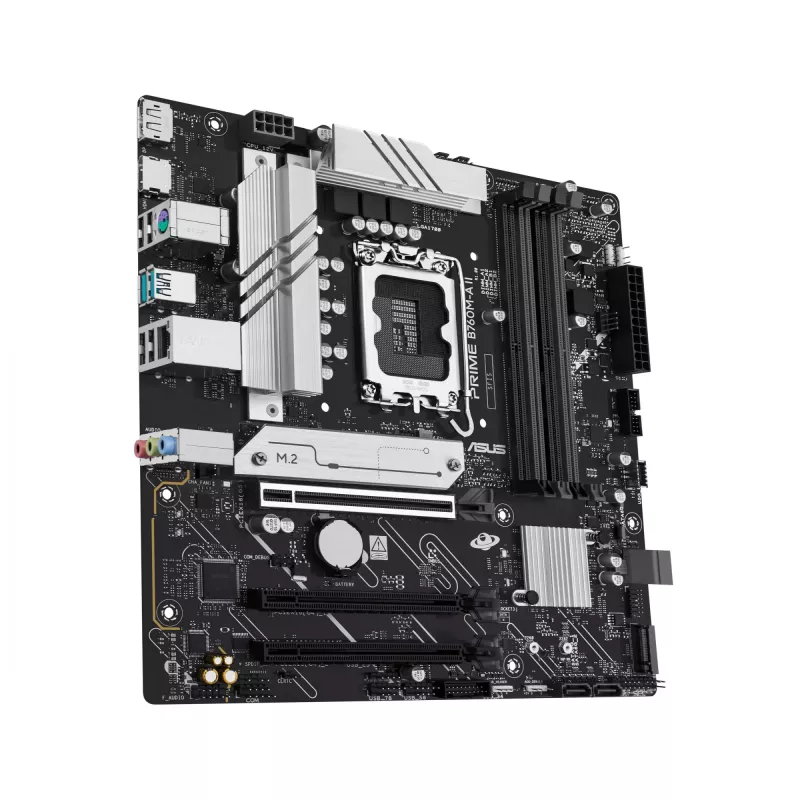Motininė plokštė ASUS PRIME B760M-A II-CSM — Intel B760, LGA1700, microATX, DDR5, iki 256 GB, M.2/PCIe 4.0/SATA III, 2.5Gb Ethernet