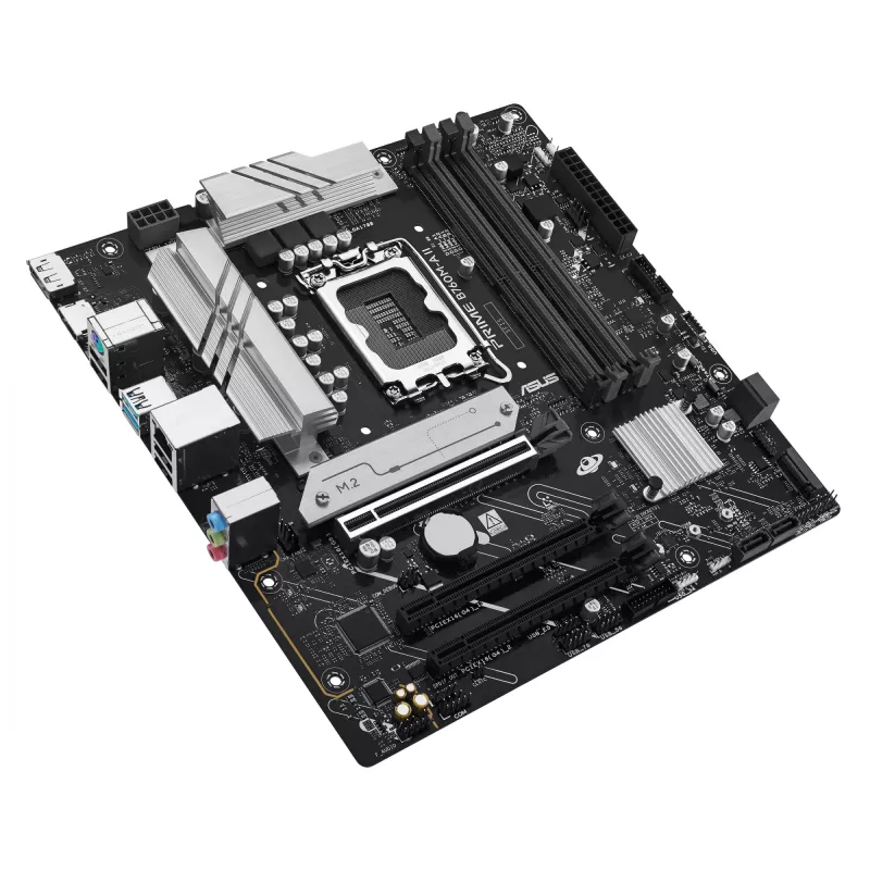 Motininė plokštė ASUS PRIME B760M-A II-CSM — Intel B760, LGA1700, microATX, DDR5, iki 256 GB, M.2/PCIe 4.0/SATA III, 2.5Gb Ethernet