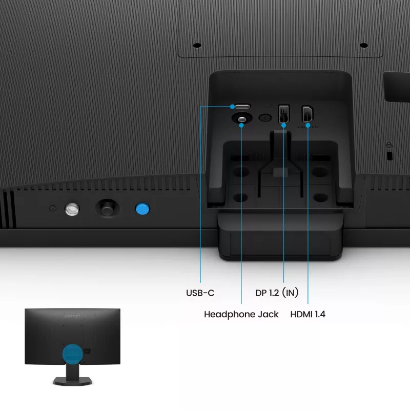 Monitorius BenQ GW2490C 23,8 colio (60,5 cm) Full HD 1920×1080 5 ms 178° VESA juodas su garsiakalbiais