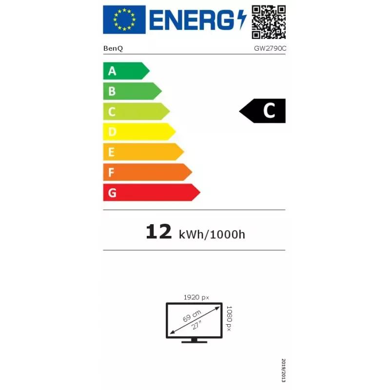 Monitorius BenQ 27 colių 1080p FHD Eye-Care — 27 colių (68.6 cm), 1920×1080, 5 ms, IPS/LCD, matinis, 16:9, 178°/178°, įmontuoti garsiakalbiai, VESA, juodas