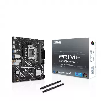 ASUS PRIME B760M-F WIFI pagrindinė plokštė Intel B760 LGA 1700 micro ATX