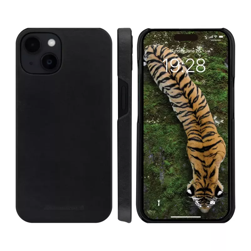 dbramante1928 Lynge - iPhone 17e/16e/15/14/13 - Juodas piniginės dėklas