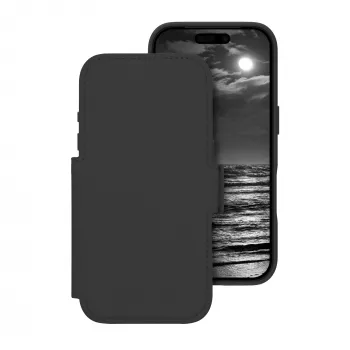 dbramante1928 Lynge MS ICON dėklas iPhone 17 Pro Folio Juodas