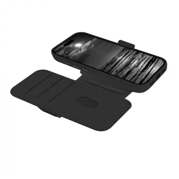 dbramante1928 Lynge MS ICON dėklas iPhone 17 Pro Folio Juodas
