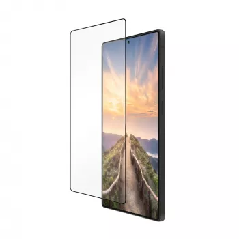 Skaidri apsauginė plėvelė d bramante eco-shield Samsung Galaxy S25+ – rPET, 6,7 colio, juoda/skaidri, 1 vnt.