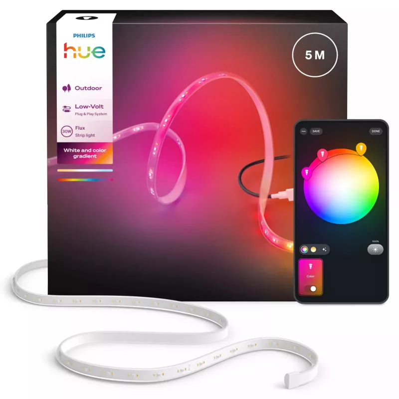 Philips prožektorinė LED juosta su Bluetooth/Zigbee 30 W 5 m balta