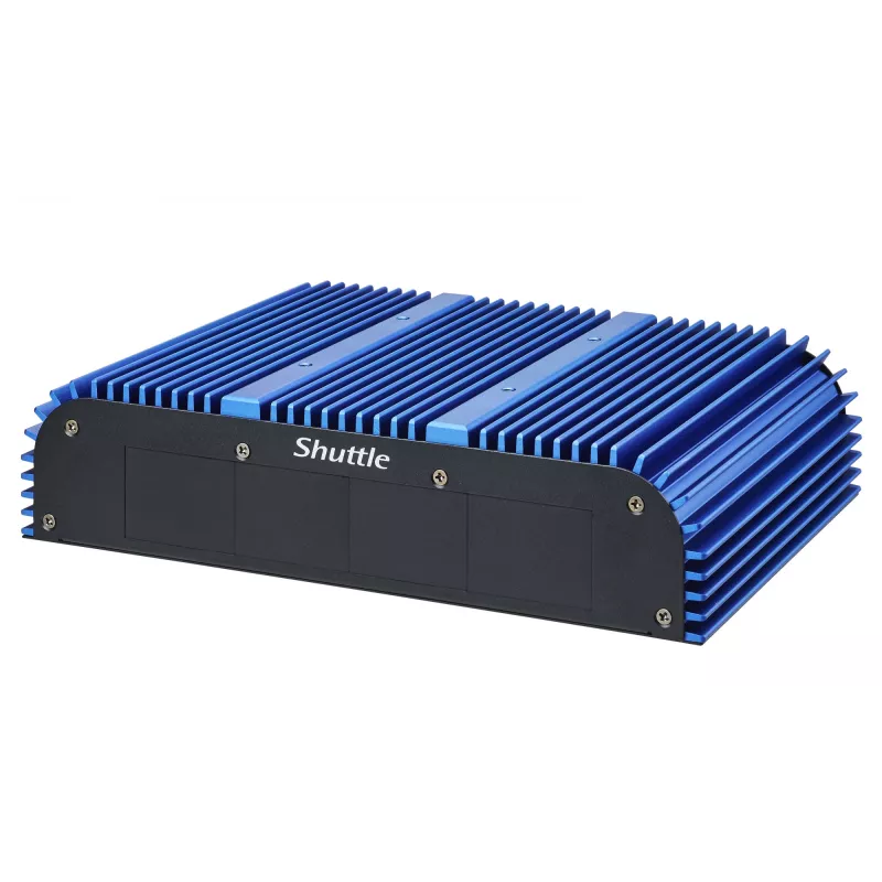 Shuttle BPCAL02-i5 pramoninis belaidis Box-PC, Core i5-1235U, 2x SO-DIMM, 2x LAN, 1x COM, 1x HDMI, 4x USB, be ventiliatoriaus, 24/7 nuolatinis darbas