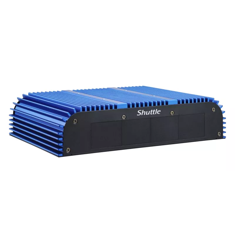 Shuttle BPCAL02-i5 pramoninis belaidis Box-PC, Core i5-1235U, 2x SO-DIMM, 2x LAN, 1x COM, 1x HDMI, 4x USB, be ventiliatoriaus, 24/7 nuolatinis darbas