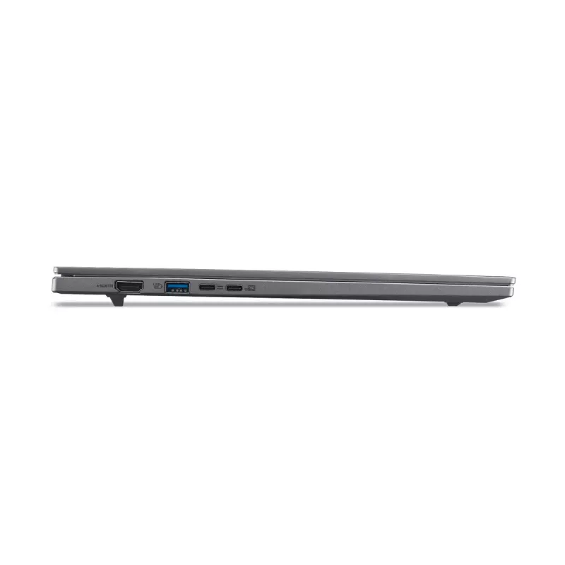 Nešiojamas kompiuteris Acer Aspire 16 AI A16-61M-R473 — 16 colių WUXGA+ ekranas, AMD Ryzen AI 5 330 3.4 GHz, 16 GB LPDDR5x, 512 GB SSD, Windows 11 Home, pilka