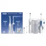 Oral-B Idropulsore Health Center suaugusiųjų sukamoji-švytuoklinė dantų šepetėlis, mėlyna, balta