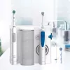 Oral-B Idropulsore Health Center suaugusiųjų sukamoji-švytuoklinė dantų šepetėlis, mėlyna, balta