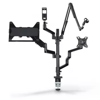 Hama 00004663 monitorio laikiklis / stovas 81,3 cm (32 col.) Ant stalo Juoda