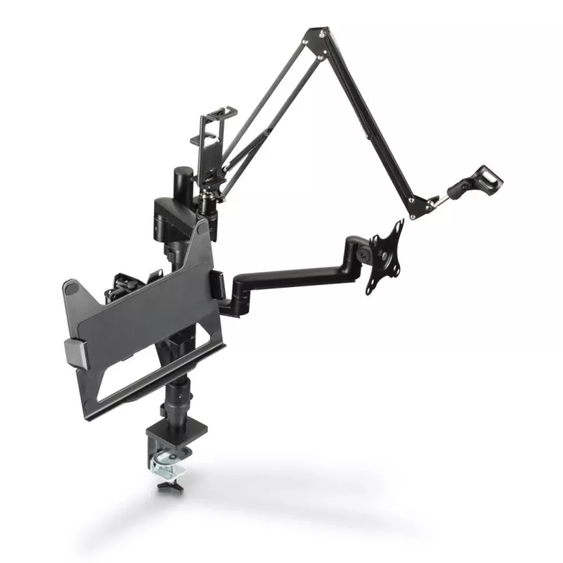 Hama 00004663 monitorio laikiklis / stovas 81,3 cm (32 col.) Ant stalo Juoda