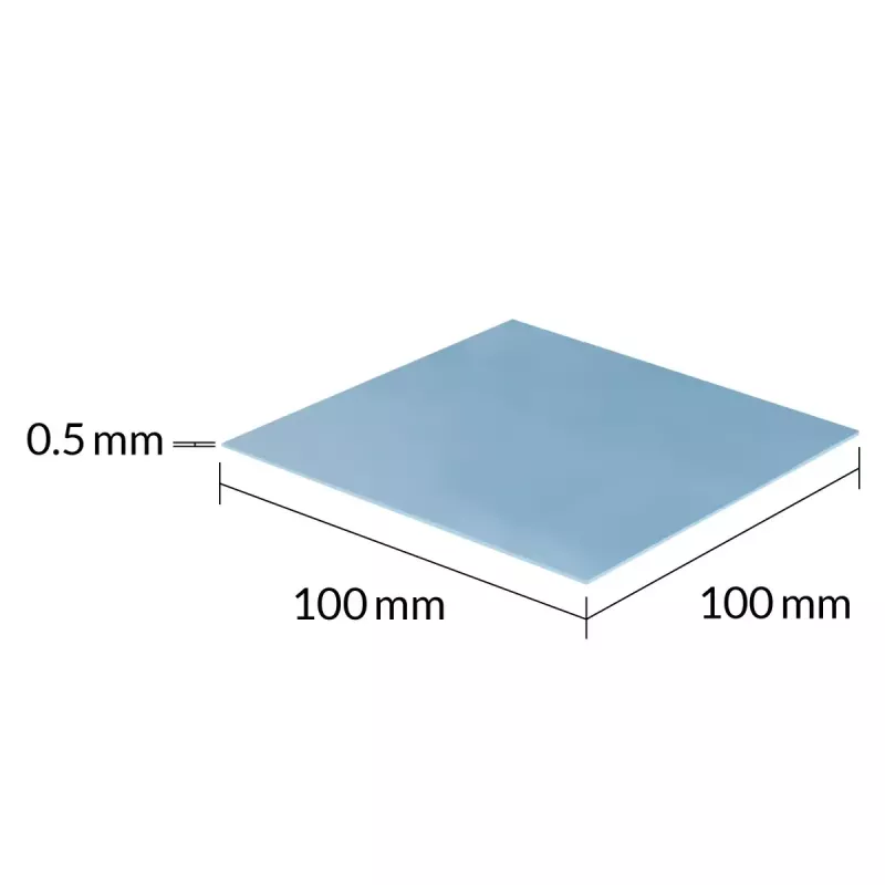 ARCTIC TP-3 Premium Performance terminis paminkštinimas 100 x 100 mm, 0.5 mm
