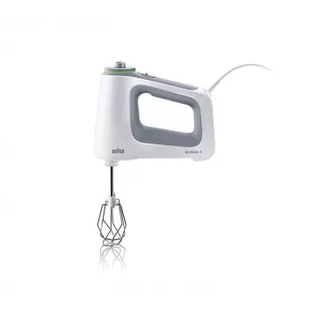 Braun HM 5000 WH rankinis plaktuvas 700 W pilkas, baltas