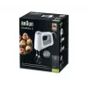 Braun HM 5000 WH rankinis plaktuvas 700 W pilkas, baltas