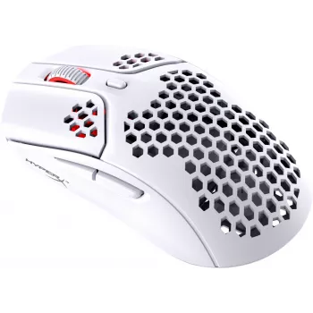 HyperX Pulsefire Haste - Belaidė žaidimų pelė (balta)