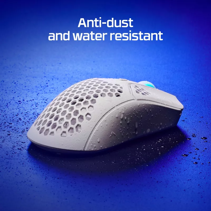HyperX Pulsefire Haste - Belaidė žaidimų pelė (balta)