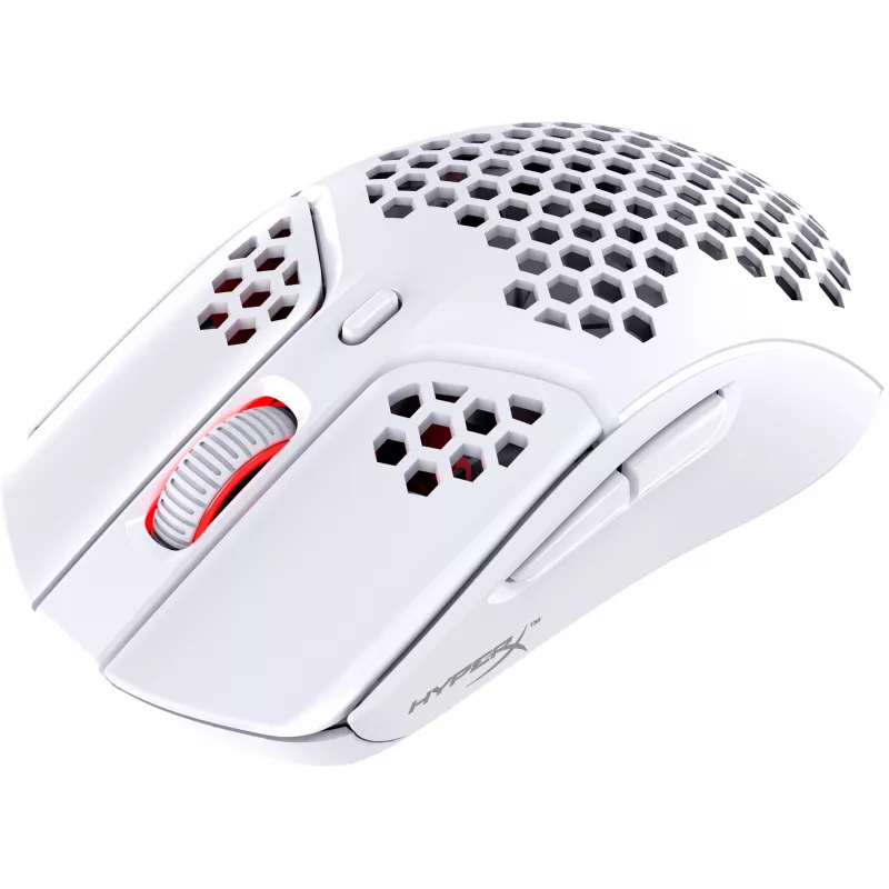 HyperX Pulsefire Haste - Belaidė žaidimų pelė (balta)