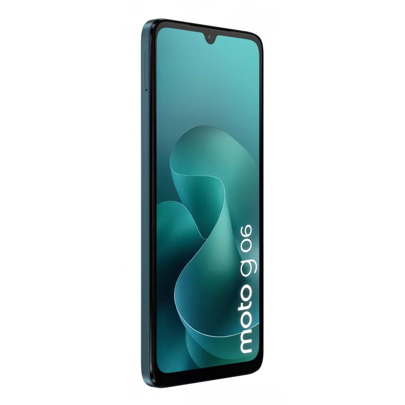 Išmanusis telefonas Motorola moto g06 6,88 colio LCD 120Hz 4GB/128GB Mėlyna, MediaTek Helio G81, 50MP, 5200mAh, Dual SIM, IP64